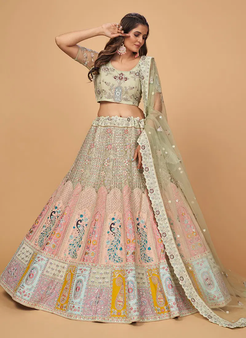 ARYA DESIGNS 35 Heavy Wedding Wear Fancy Designer Lehenga Collection